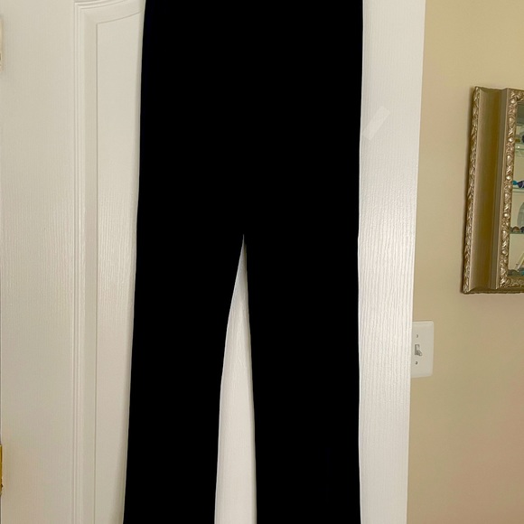 3 piece black set. Long short sleeve top, sleeveless top for under and slacks - Picture 3 of 5